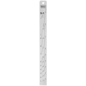 Image of Sealey Aluminium Paint Measuring Stick 5 1/5 3 - PA08