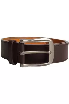 Image of Harrison Large Buckle Leather Belt