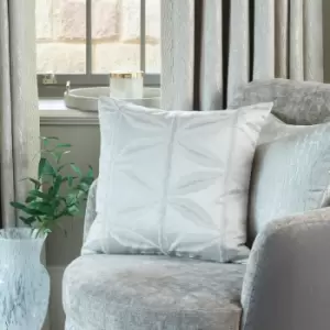 Image of Prestigious Textiles - Hamlet Foil Print Cushion Cover, Mist, 50 x 50 Cm