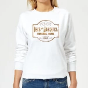 Image of American Gods Ibis And Jacquel Womens Sweatshirt - White