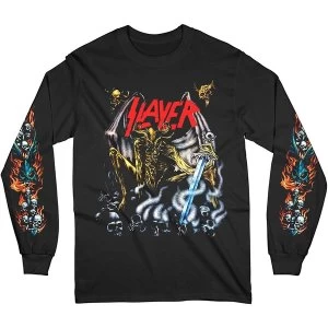 Image of Slayer - Airbrush Demon Unisex Large T-Shirt - Black