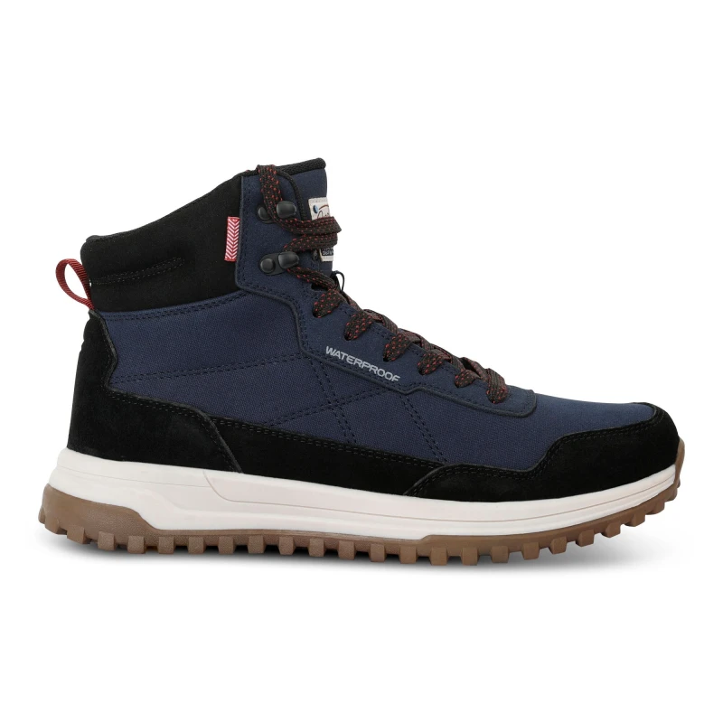 Image of Regatta Mens Mayfield Suede Waterproof Ankle Boots UK Size 12 (EU 47) Navy Black RMF848-58F-12