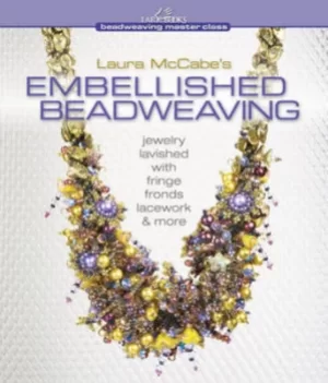 Image of Laura McCabes embellished beadweaving by Laura McCabe