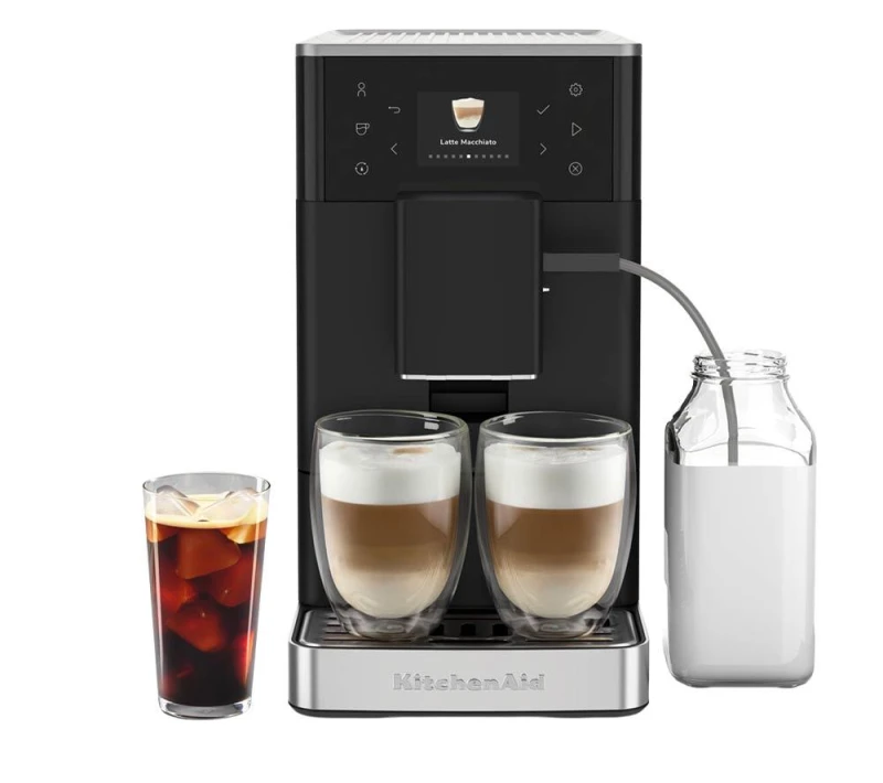Image of KitchenAid KF3 5KES8453BBM Bean to Cup Coffee Machine - Matte Black 5413184913649