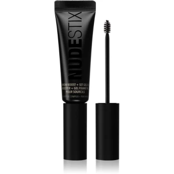 image of Nudestix Brow Boost + Set Eyebrow Gel with peptides 10ml