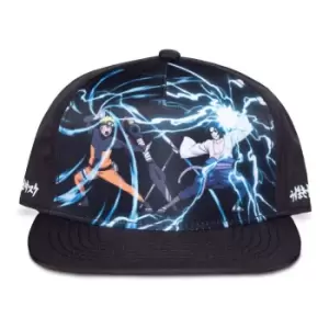 Image of Naruto Shippuden Naruto And Sasuke Novelty Cap, Black (Nh763122Nrs)