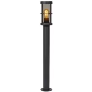 image of Lucide NAVI - Bollard Light Outdoor - Ø12cm - 1xE27 - IP54 - Anthracite