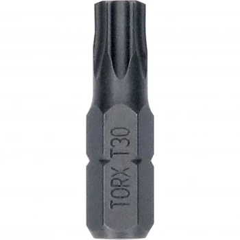 image of Bosch Extra Hard Torsion Torx Screwdriver Bits T30 25mm Pack of 25