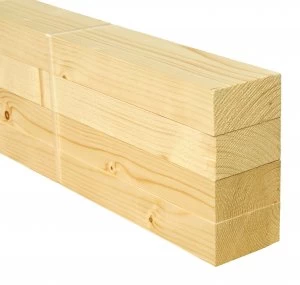 Image of Wickes Whitewood PSE 34 x 69 x 2400mm Pack 4