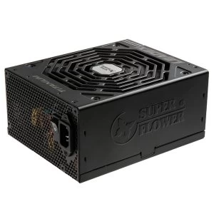 image of Super Flower Leadex Titanium 750W Fully Modular 80 Plus Titanium Power Supply - Black UK Plug