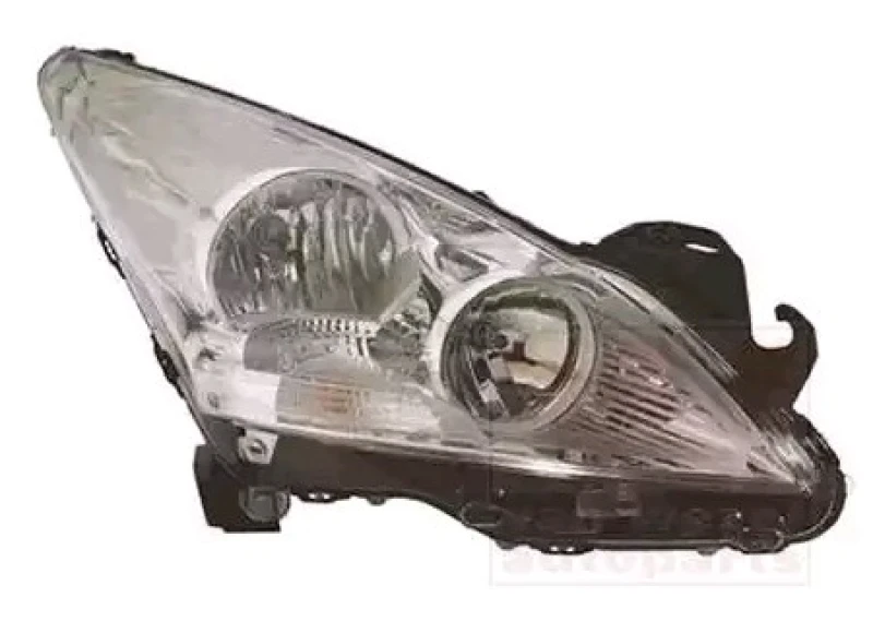 Image of VAN WEZEL 4076962 Headlights H7/H7, Right, with motor for headlamp levelling Headlight (259)