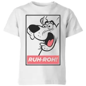 Image of Scooby Doo Ruh-Roh! Kids T-Shirt - White - 11-12 Years