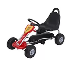 image of HOMCOM Pedal Go Kart 53-0024 Red