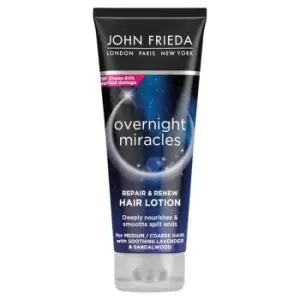 image of John Frieda Lavender Overnight Miracles Repair & Renew Leave In Hair Mask