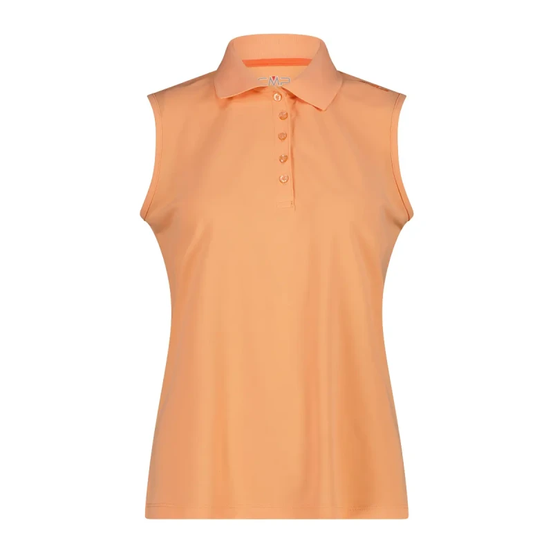 Image of CMP Womens sleeveless polo shirt CMP Orange Female XL