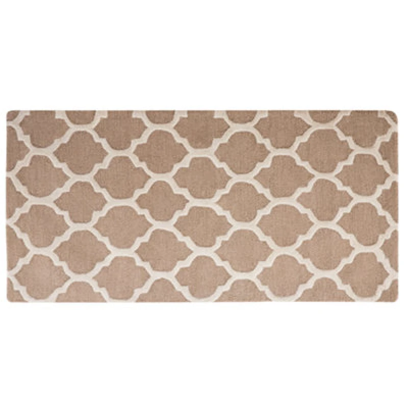 Image of Beliani Rug Erbaa Beige 80 X 150 Cm Wool