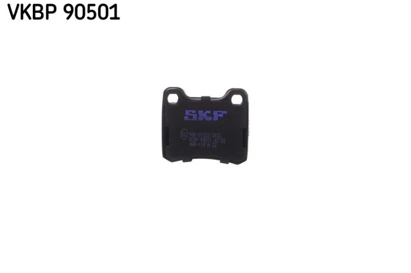 Image of SKF VKBP 90501 Brake pad set not prepared for wear warning indicator Brake Pad Set,disc brake (402)