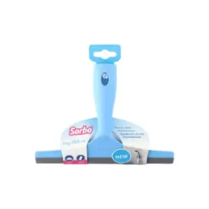 image of Sorbo Easy Click-On Shower Squeegee, Blue