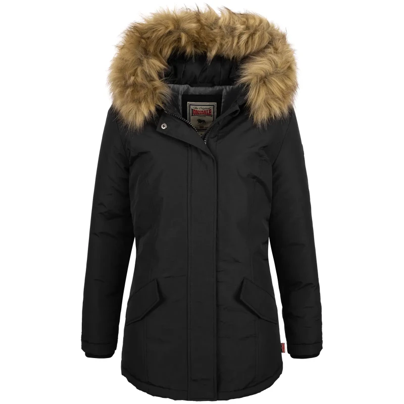Image of Lonsdale Puffer Jacket Lonsdale Kimmeridge Noir Female M