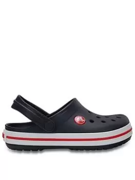 Image of Crocs Crocband Clog Toddler Sandal, Navy, Size 5 Younger