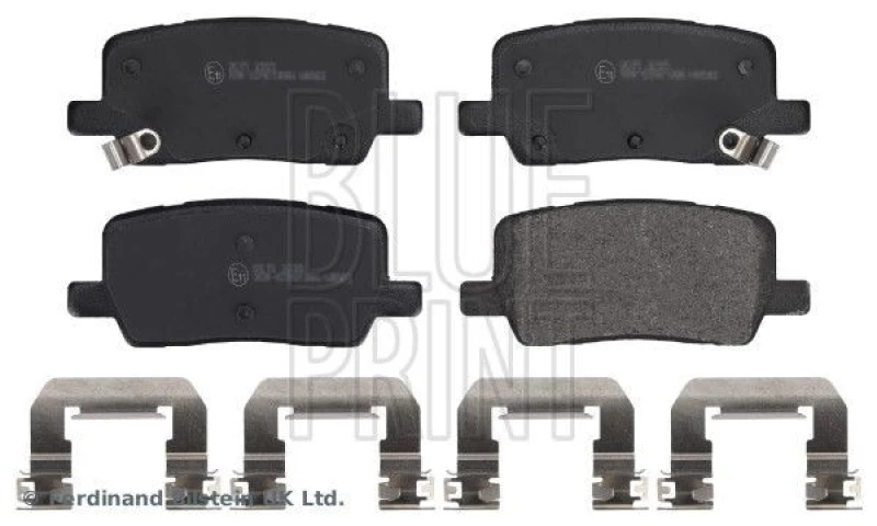 Image of Blue PRINT Brake pad set Blue PRINT ADBP420118