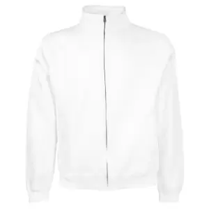 Image of Fruit Of The Loom Mens Sweatshirt Jacket (2XL) (White)