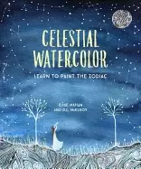 Image of celestial watercolor learn to Paint the zodiac constellations and seasonal