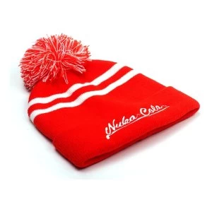 Image of Fallout - Embroidered Nuka-Cola Logo Unisex One Size Beanie - Red/White