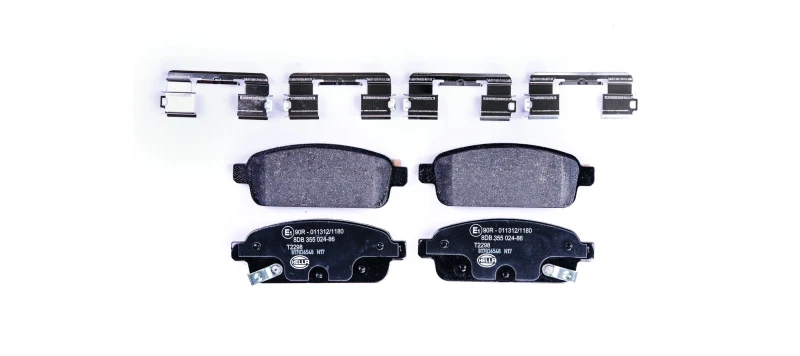 Image of HELLA Brake pad set HELLA 8DB 355 024-861