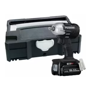 Image of EY75A8 1/2in Impact Wrench - 2 x 18V 5.0Ah Li-ion - Panasonic