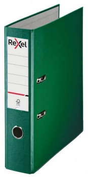 Image of Rexel Lever Arch File ECO A4 PP 75mm Green Box 20
