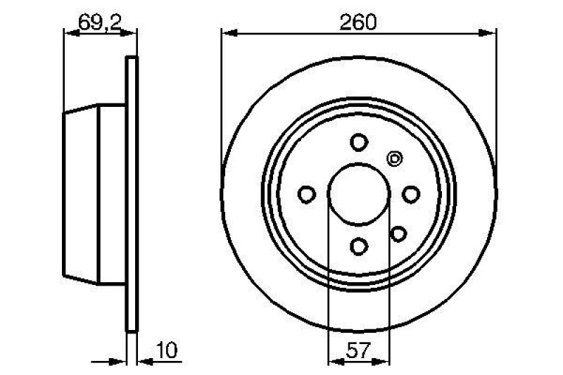 Image of Brake disc Bosch 0 986 478 086