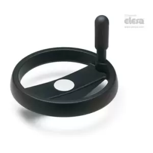Image of Vrtp Spoked handwheels Technopolymer Revolving handle VRTP.375+I-A26-K - Elesa