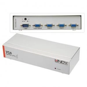 Lindy 4 Port VGA Splitter Pro 4x VGA