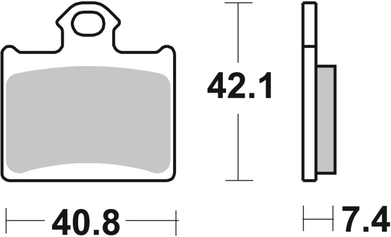 Image of TRW MCB831SI Brake pad set Brake Pad Set,disc brake (402)