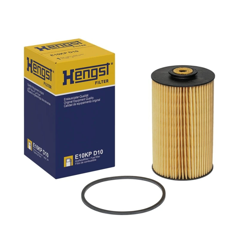 Image of HENGST FILTER E10KP D10 Fuel Filter with gaskets/seals Fuel filter (9)