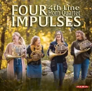 Image of 4th Line Horn Quartet Four Impulses by Johan Kvandal CD Album