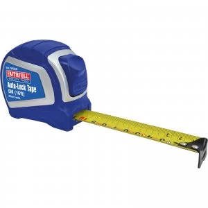 Image of Faithfull Auto-Lock Tape Measure Imperial & Metric 16ft / 5m 25mm