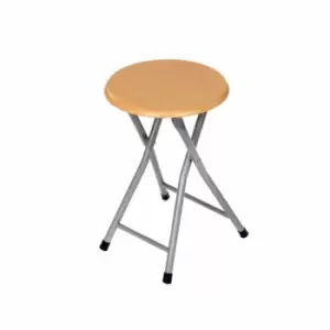 Image of Oypla - Wooden Folding Breakfast Kitchen Bar Stool Seat