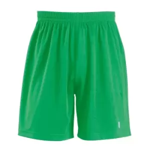 Image of SOLS Childrens/Kids San Siro 2 Sport Shorts (10yrs) (Bright Green)