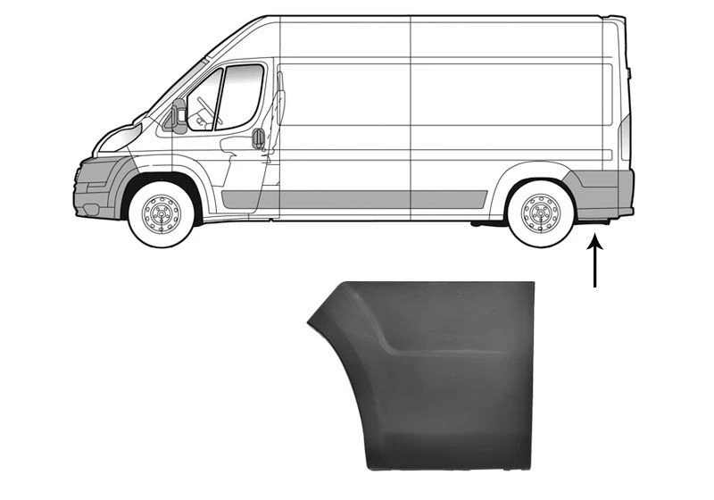 Image of VAN WEZEL Trim / Protective Strip, sidewall VAN WEZEL 0983409