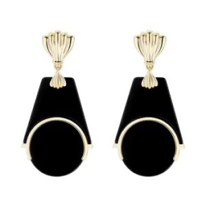 image of Ted Baker Gesela Deco Disc Drop Earrings