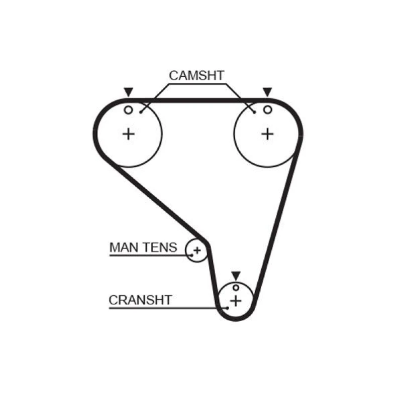 Image of GATES Timing Belt GATES 5267XS