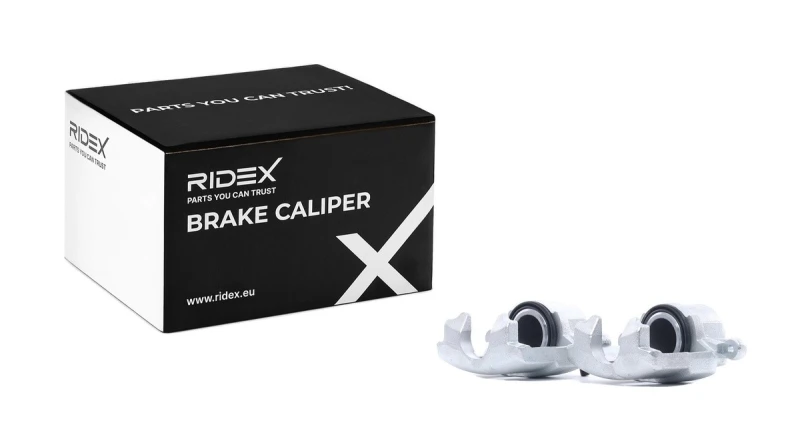 Image of RIDEX 78B1816 Brake caliper Front Axle, without holder Cast Iron Brake Caliper (78)