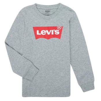 image of Levis BATWING TEE LS boys's in Grey - Sizes 10 years,12 years,14 years,16 years