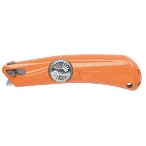 image of Pacific Handy Cutter Raze 3 Safety Knife Heavy Duty Orange Ref RZ 3 Up