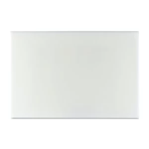 image of Grunwerg High Density Plastic Chopping Board White 45 x 30 x 1 cm