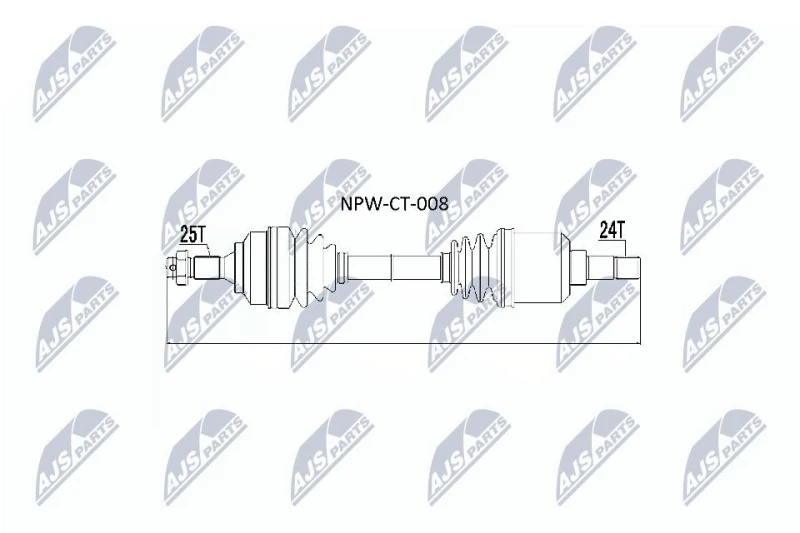 Image of NTY Drive shaft NTY NPW-CT-008