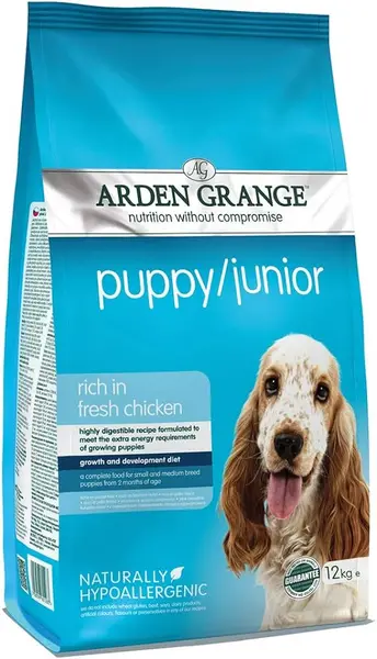 image of Arden Grange Puppy and Junior Dog Food 12kg