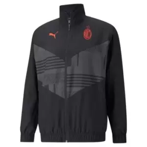 Puma AC Milan Pre Match Jacket Mens - Black